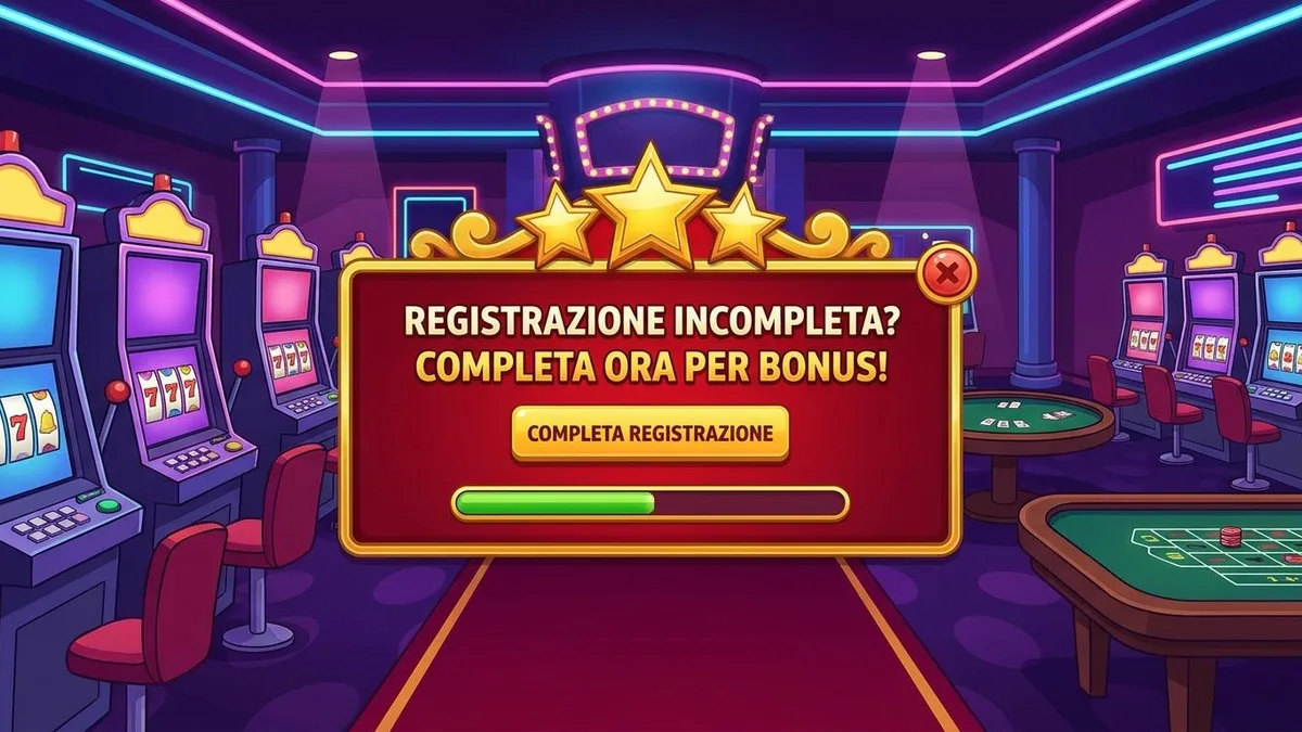 Registrazione con bonus
